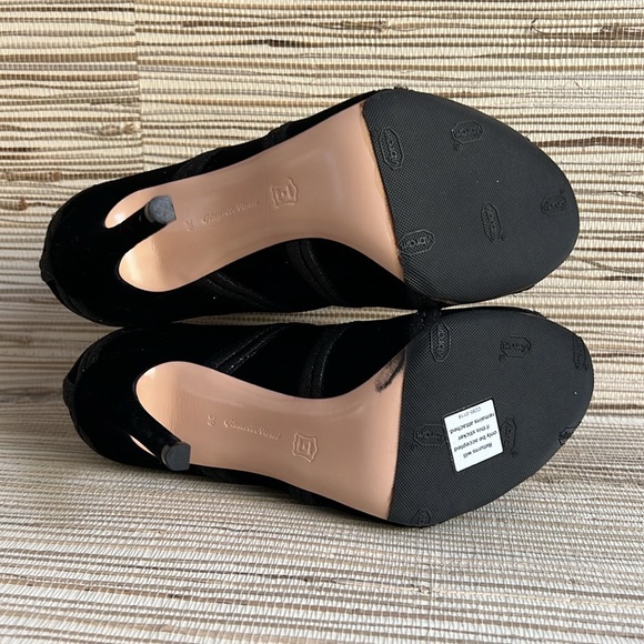 90% Off GIANVITO ROSSI Embroidered Black Velvet Button Bootie Womens 39 8 8.5 - Picture 16 of 17